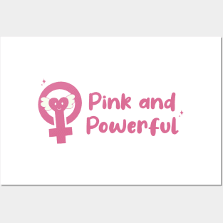 Pink and Powerful Posters and Art